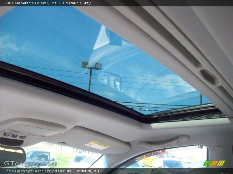 Ice Blue Metallic / Gray 2004 Kia Sorento EX 4WD