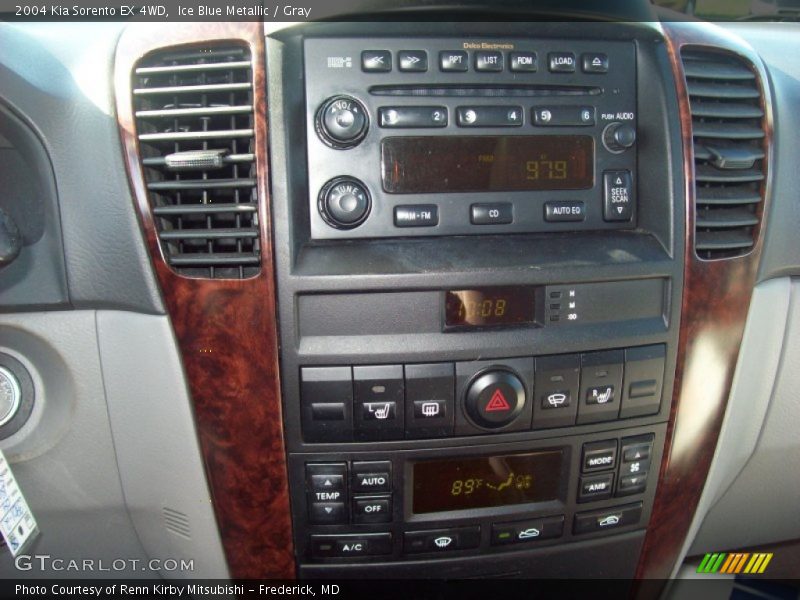 Ice Blue Metallic / Gray 2004 Kia Sorento EX 4WD