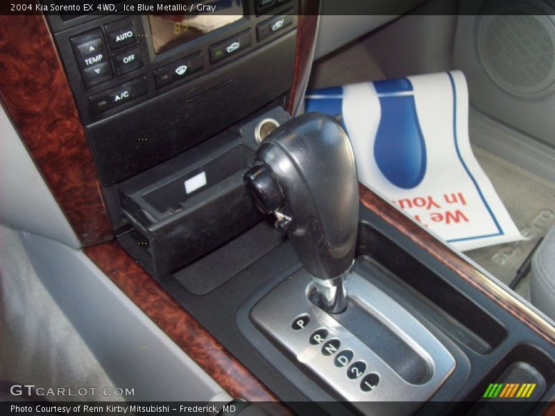Ice Blue Metallic / Gray 2004 Kia Sorento EX 4WD