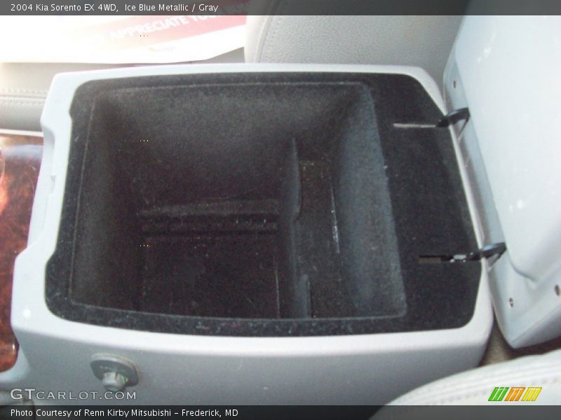 Ice Blue Metallic / Gray 2004 Kia Sorento EX 4WD