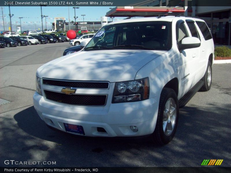 Summit White / Ebony 2008 Chevrolet Suburban 1500 LTZ 4x4