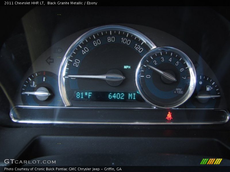 Black Granite Metallic / Ebony 2011 Chevrolet HHR LT