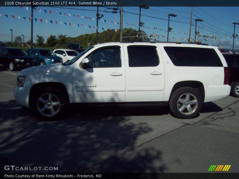 Summit White / Ebony 2008 Chevrolet Suburban 1500 LTZ 4x4