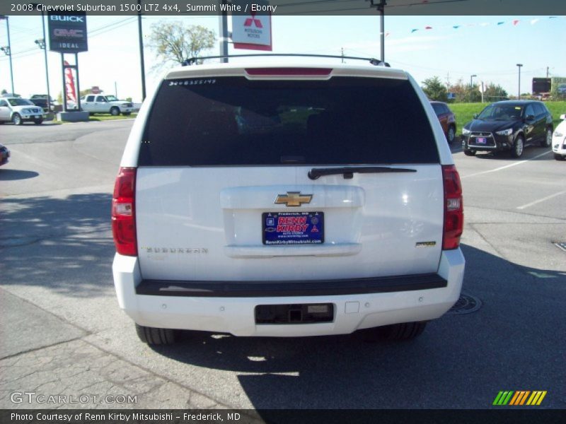 Summit White / Ebony 2008 Chevrolet Suburban 1500 LTZ 4x4