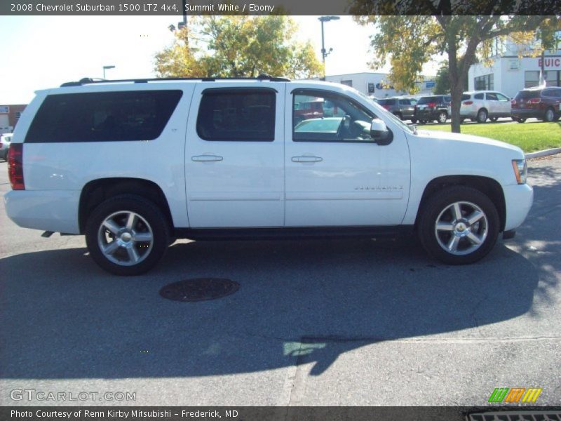 Summit White / Ebony 2008 Chevrolet Suburban 1500 LTZ 4x4