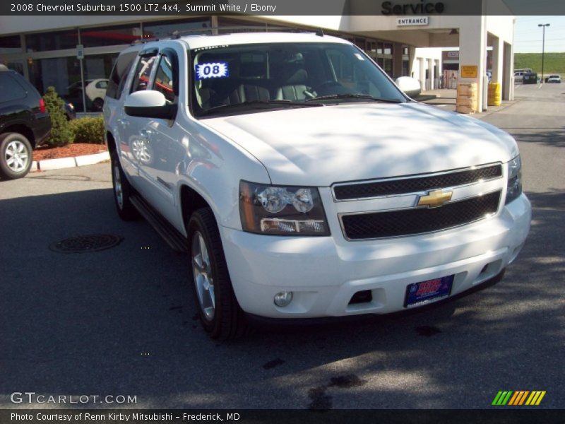 Summit White / Ebony 2008 Chevrolet Suburban 1500 LTZ 4x4