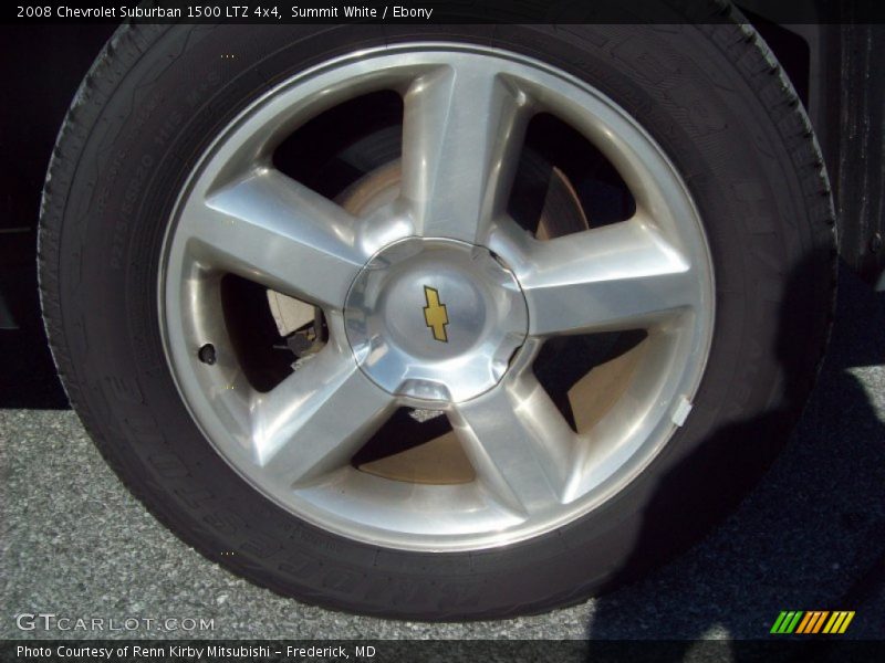 Summit White / Ebony 2008 Chevrolet Suburban 1500 LTZ 4x4