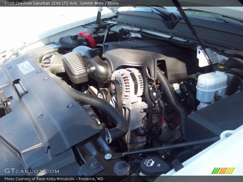 Summit White / Ebony 2008 Chevrolet Suburban 1500 LTZ 4x4