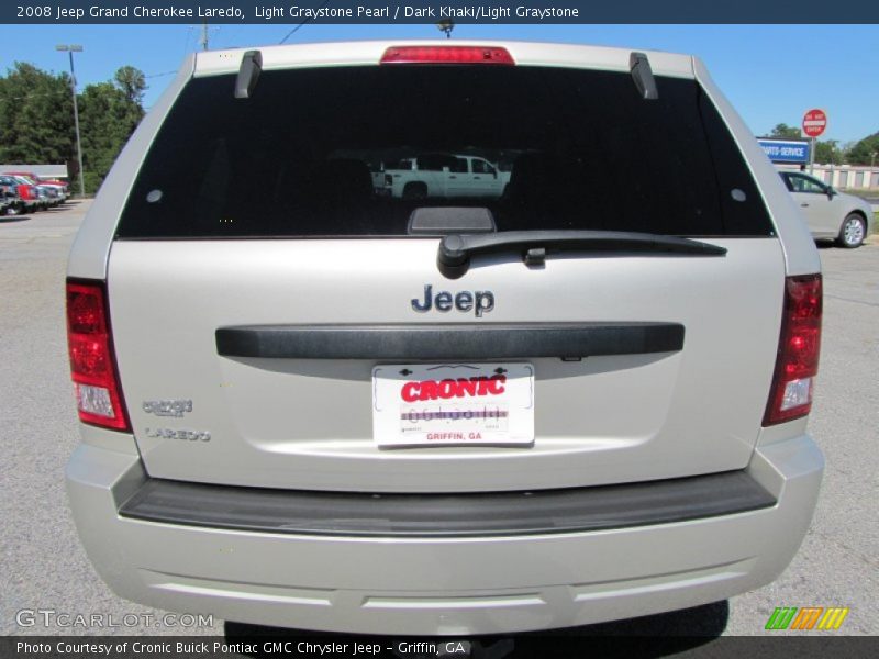 Light Graystone Pearl / Dark Khaki/Light Graystone 2008 Jeep Grand Cherokee Laredo