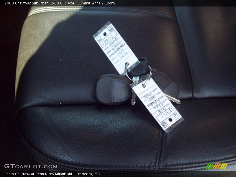 Summit White / Ebony 2008 Chevrolet Suburban 1500 LTZ 4x4
