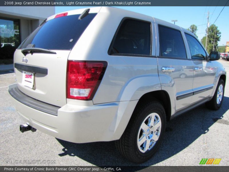 Light Graystone Pearl / Dark Khaki/Light Graystone 2008 Jeep Grand Cherokee Laredo