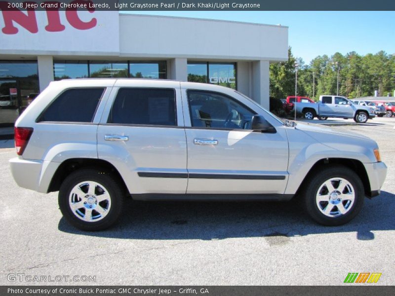 Light Graystone Pearl / Dark Khaki/Light Graystone 2008 Jeep Grand Cherokee Laredo