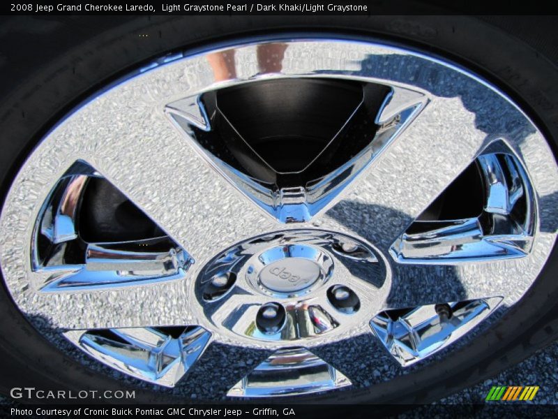 Light Graystone Pearl / Dark Khaki/Light Graystone 2008 Jeep Grand Cherokee Laredo