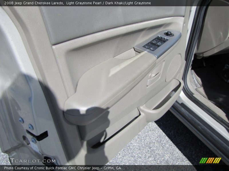 Light Graystone Pearl / Dark Khaki/Light Graystone 2008 Jeep Grand Cherokee Laredo