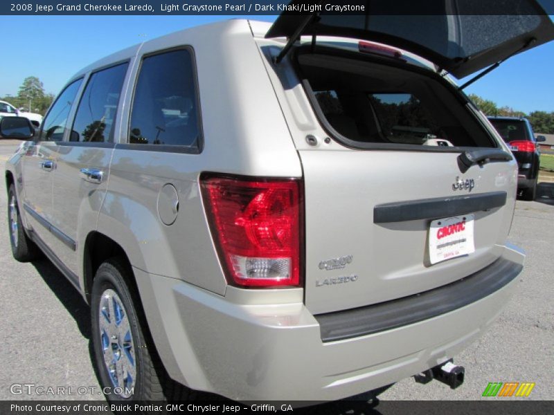 Light Graystone Pearl / Dark Khaki/Light Graystone 2008 Jeep Grand Cherokee Laredo