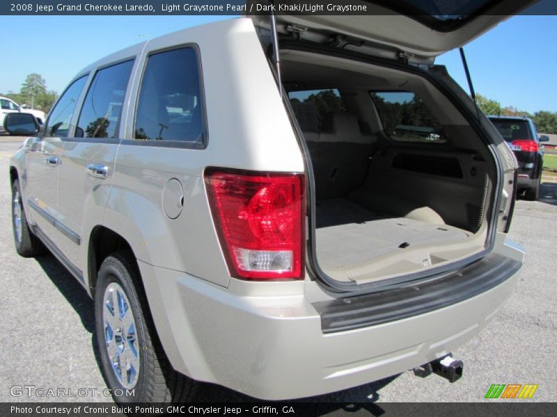 Light Graystone Pearl / Dark Khaki/Light Graystone 2008 Jeep Grand Cherokee Laredo