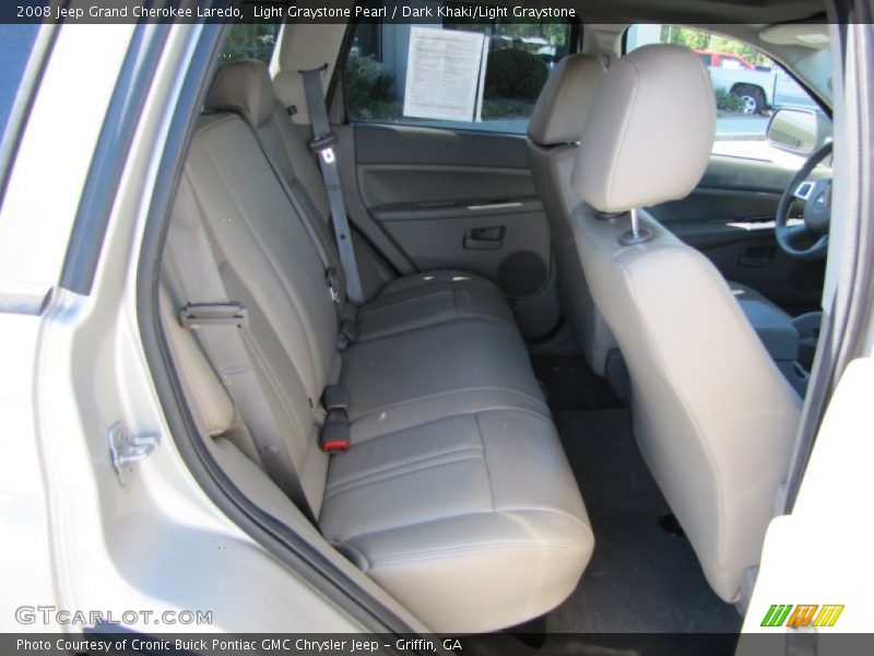 Light Graystone Pearl / Dark Khaki/Light Graystone 2008 Jeep Grand Cherokee Laredo