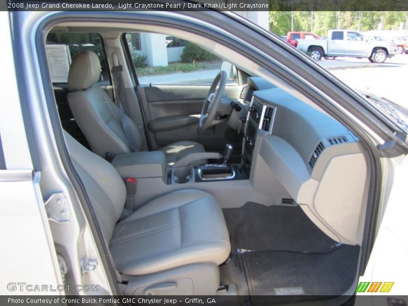 Light Graystone Pearl / Dark Khaki/Light Graystone 2008 Jeep Grand Cherokee Laredo