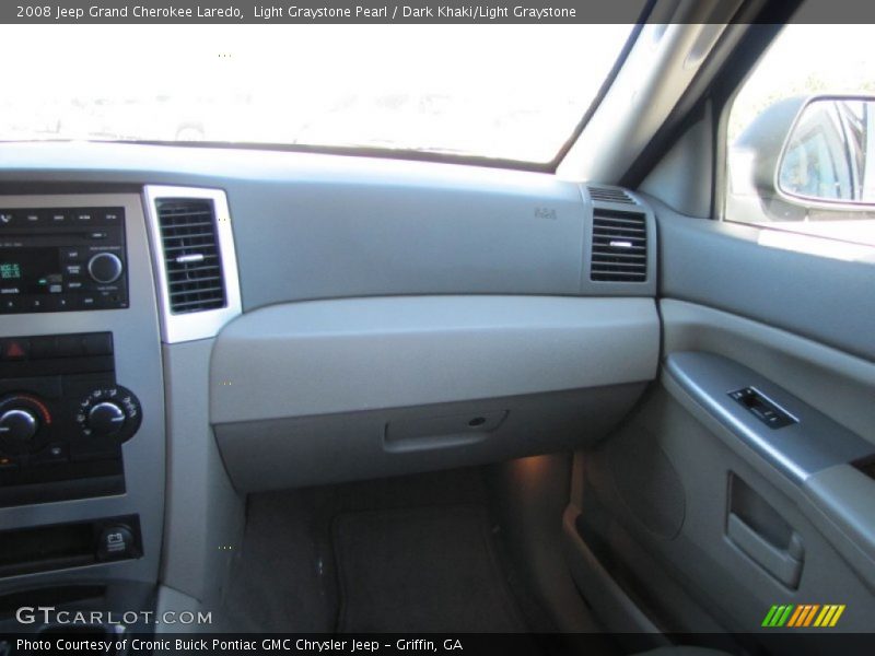 Light Graystone Pearl / Dark Khaki/Light Graystone 2008 Jeep Grand Cherokee Laredo