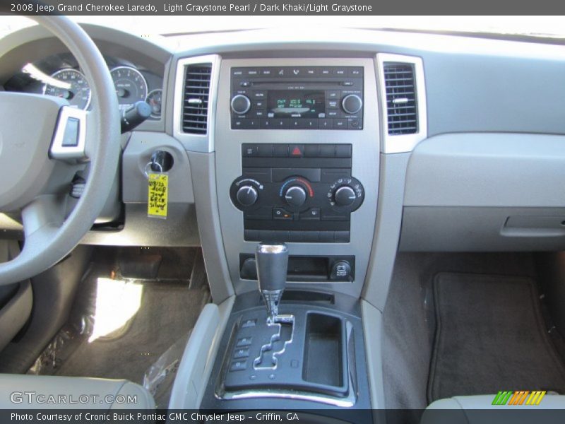 Light Graystone Pearl / Dark Khaki/Light Graystone 2008 Jeep Grand Cherokee Laredo