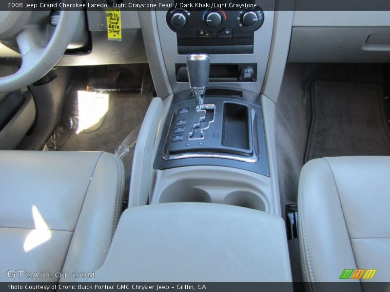 Light Graystone Pearl / Dark Khaki/Light Graystone 2008 Jeep Grand Cherokee Laredo
