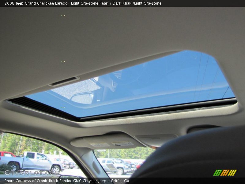 Light Graystone Pearl / Dark Khaki/Light Graystone 2008 Jeep Grand Cherokee Laredo