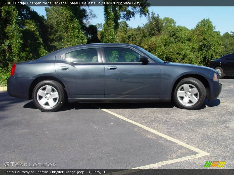 Steel Blue Metallic / Dark/Light Slate Gray 2008 Dodge Charger Police Package