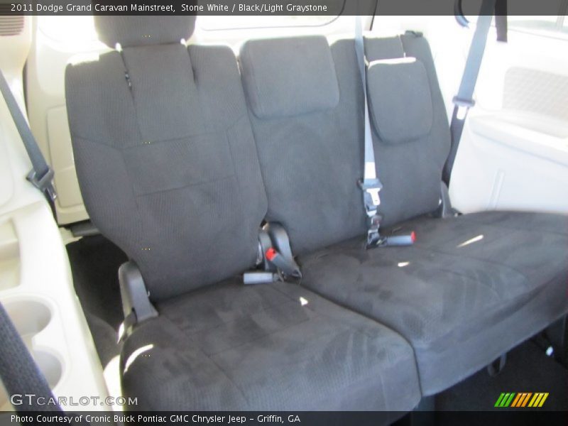 Stone White / Black/Light Graystone 2011 Dodge Grand Caravan Mainstreet