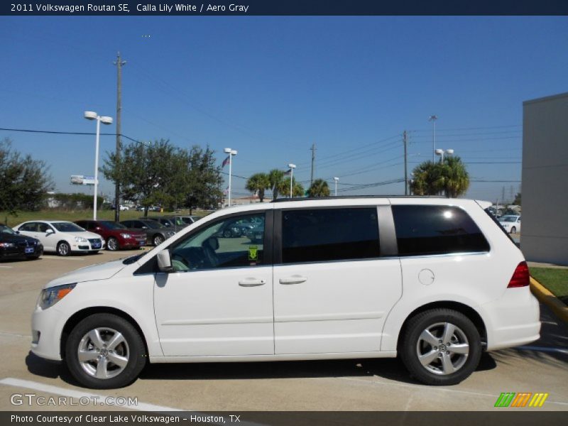 Calla Lily White / Aero Gray 2011 Volkswagen Routan SE