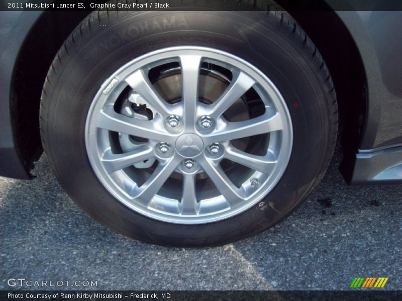 Graphite Gray Pearl / Black 2011 Mitsubishi Lancer ES