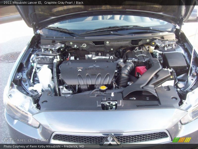 Graphite Gray Pearl / Black 2011 Mitsubishi Lancer ES