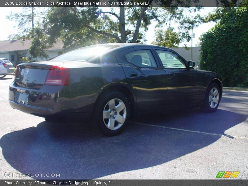 Steel Blue Metallic / Dark/Light Slate Gray 2008 Dodge Charger Police Package