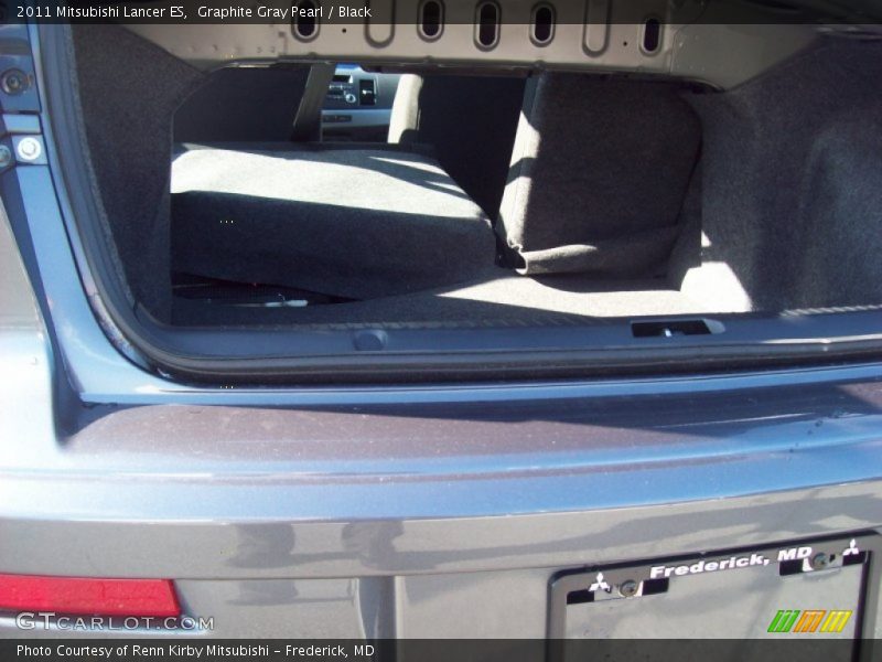 Graphite Gray Pearl / Black 2011 Mitsubishi Lancer ES