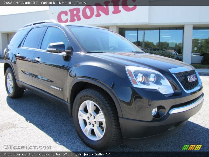 Carbon Black Metallic / Ebony 2008 GMC Acadia SLT