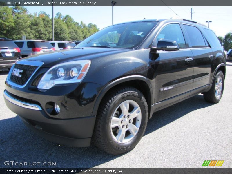 Carbon Black Metallic / Ebony 2008 GMC Acadia SLT