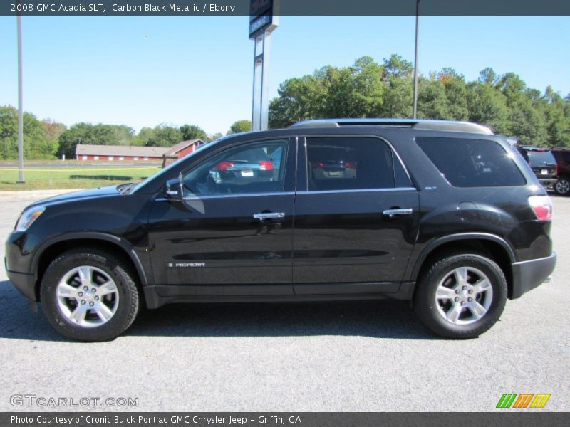 Carbon Black Metallic / Ebony 2008 GMC Acadia SLT