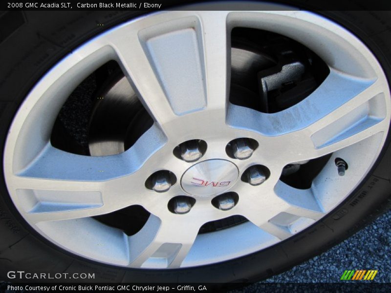Carbon Black Metallic / Ebony 2008 GMC Acadia SLT