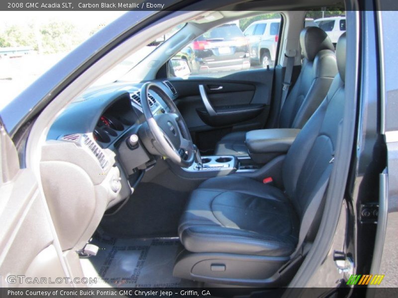 Carbon Black Metallic / Ebony 2008 GMC Acadia SLT