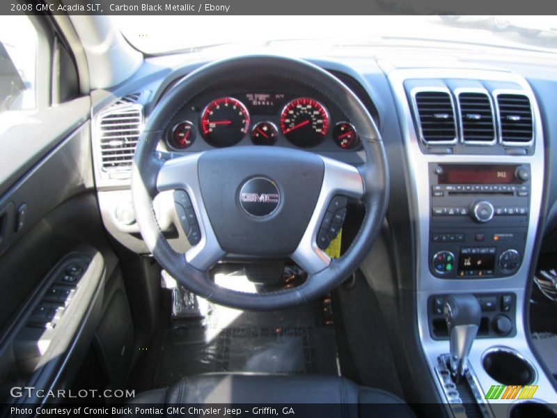 Carbon Black Metallic / Ebony 2008 GMC Acadia SLT