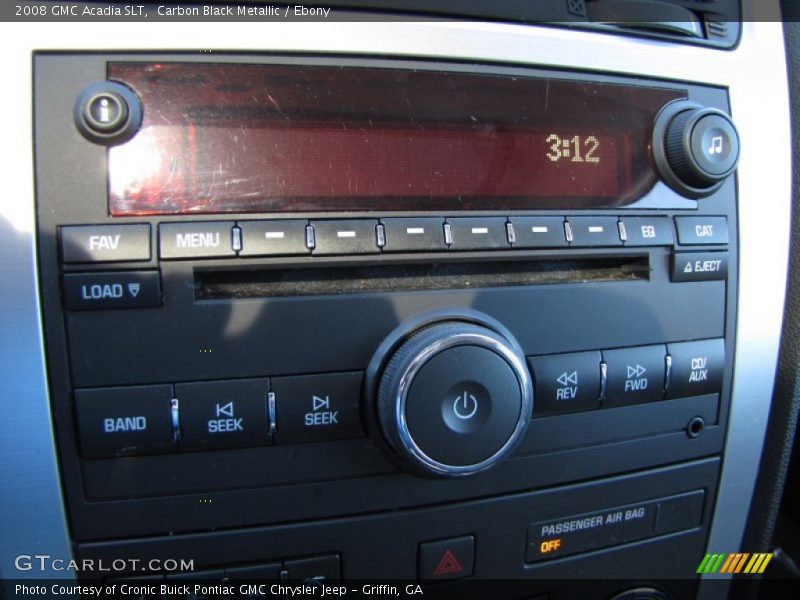 Carbon Black Metallic / Ebony 2008 GMC Acadia SLT