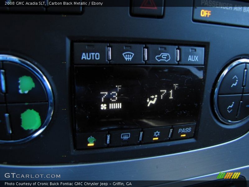 Carbon Black Metallic / Ebony 2008 GMC Acadia SLT