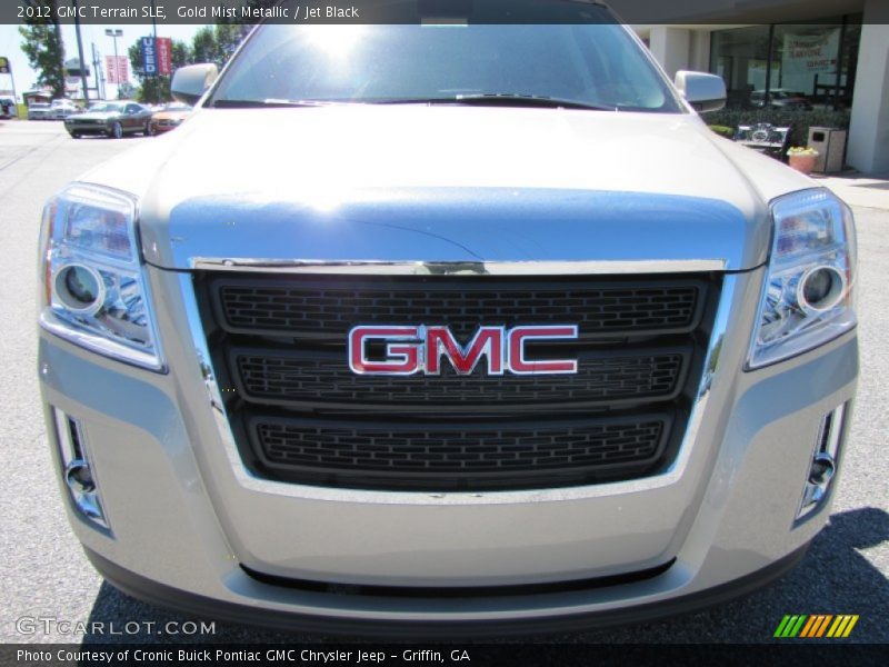 Gold Mist Metallic / Jet Black 2012 GMC Terrain SLE