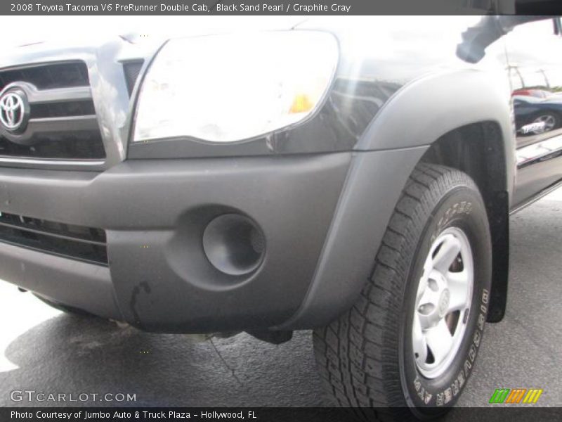 Black Sand Pearl / Graphite Gray 2008 Toyota Tacoma V6 PreRunner Double Cab