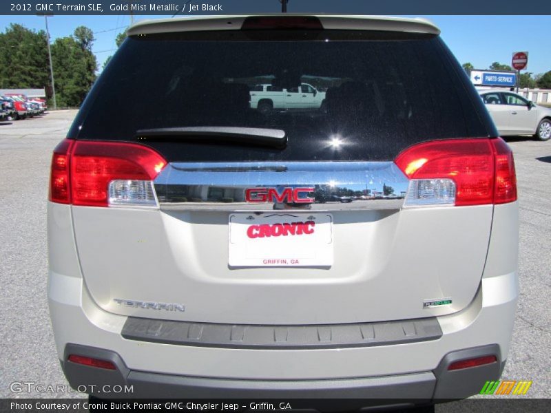 Gold Mist Metallic / Jet Black 2012 GMC Terrain SLE