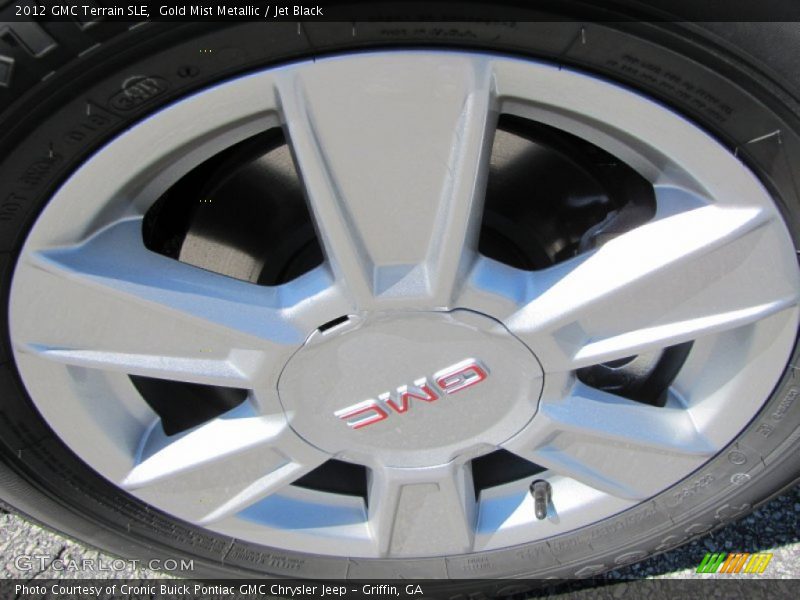 Gold Mist Metallic / Jet Black 2012 GMC Terrain SLE