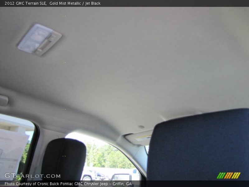 Gold Mist Metallic / Jet Black 2012 GMC Terrain SLE