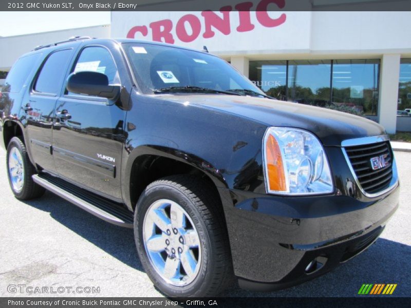 Onyx Black / Ebony 2012 GMC Yukon SLT