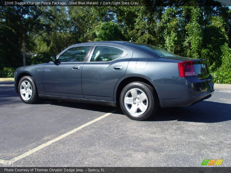 Steel Blue Metallic / Dark/Light Slate Gray 2008 Dodge Charger Police Package