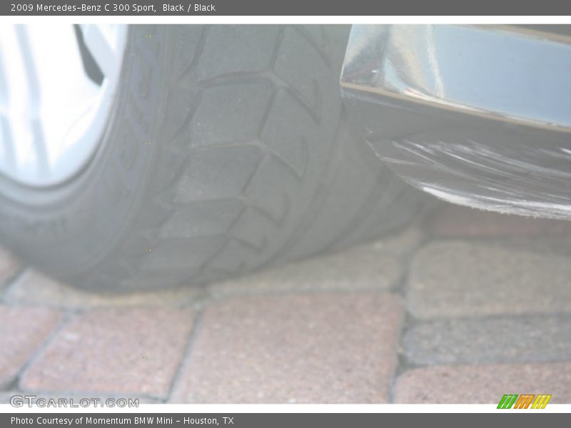 Black / Black 2009 Mercedes-Benz C 300 Sport
