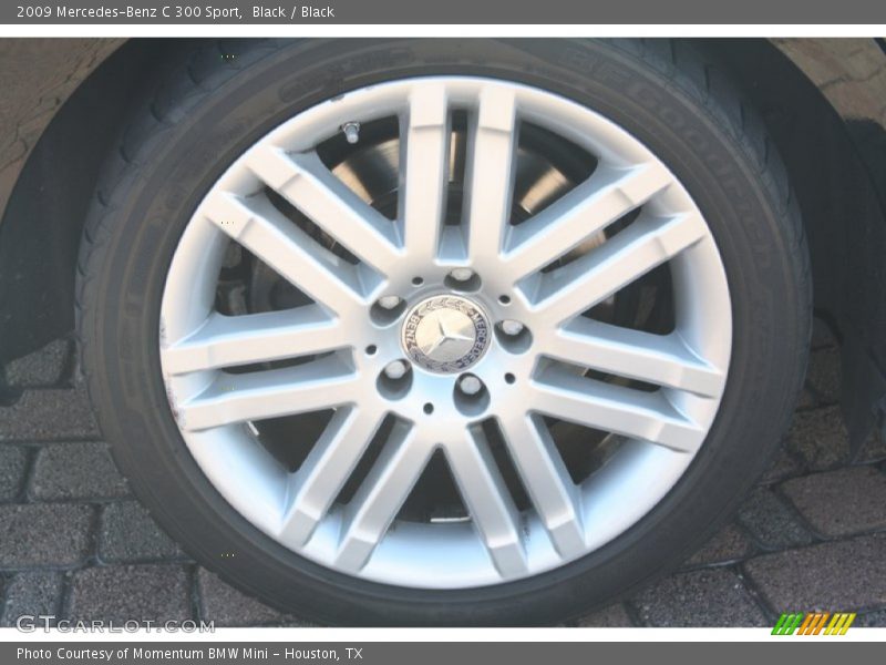 Black / Black 2009 Mercedes-Benz C 300 Sport